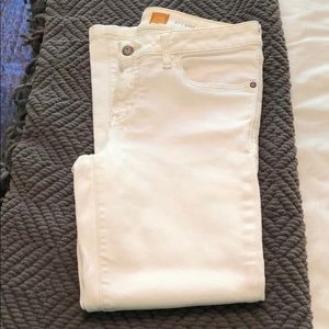Anthropologie Pilcro white cropped jean size 28
